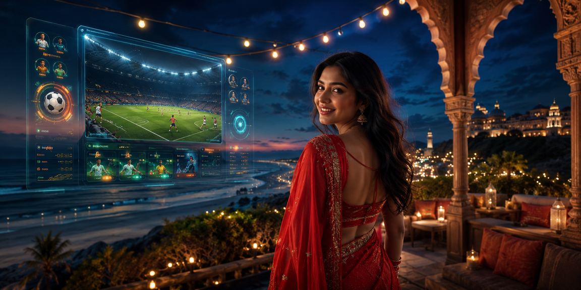 A Bangladeshi woman enjoying football betting in Sylhet